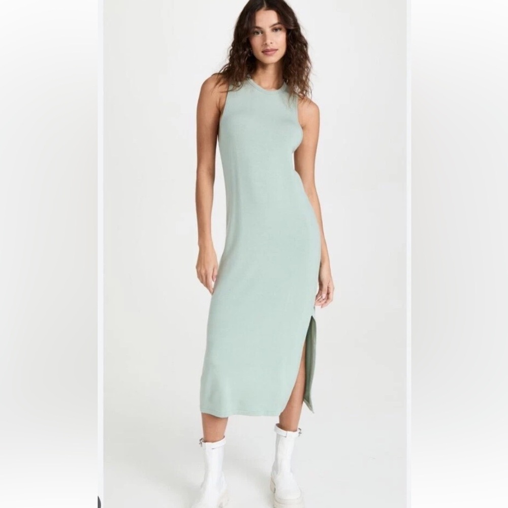 rag & bone Archetype Sydney Dress in Sage Sleeveless Maxi Dress Size XSMALL
